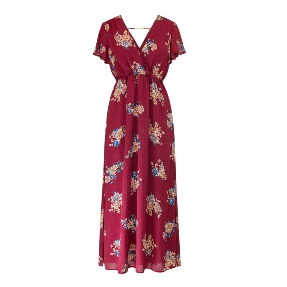 Maurices - Floral Print Maxi Dress Boho - Size XXL